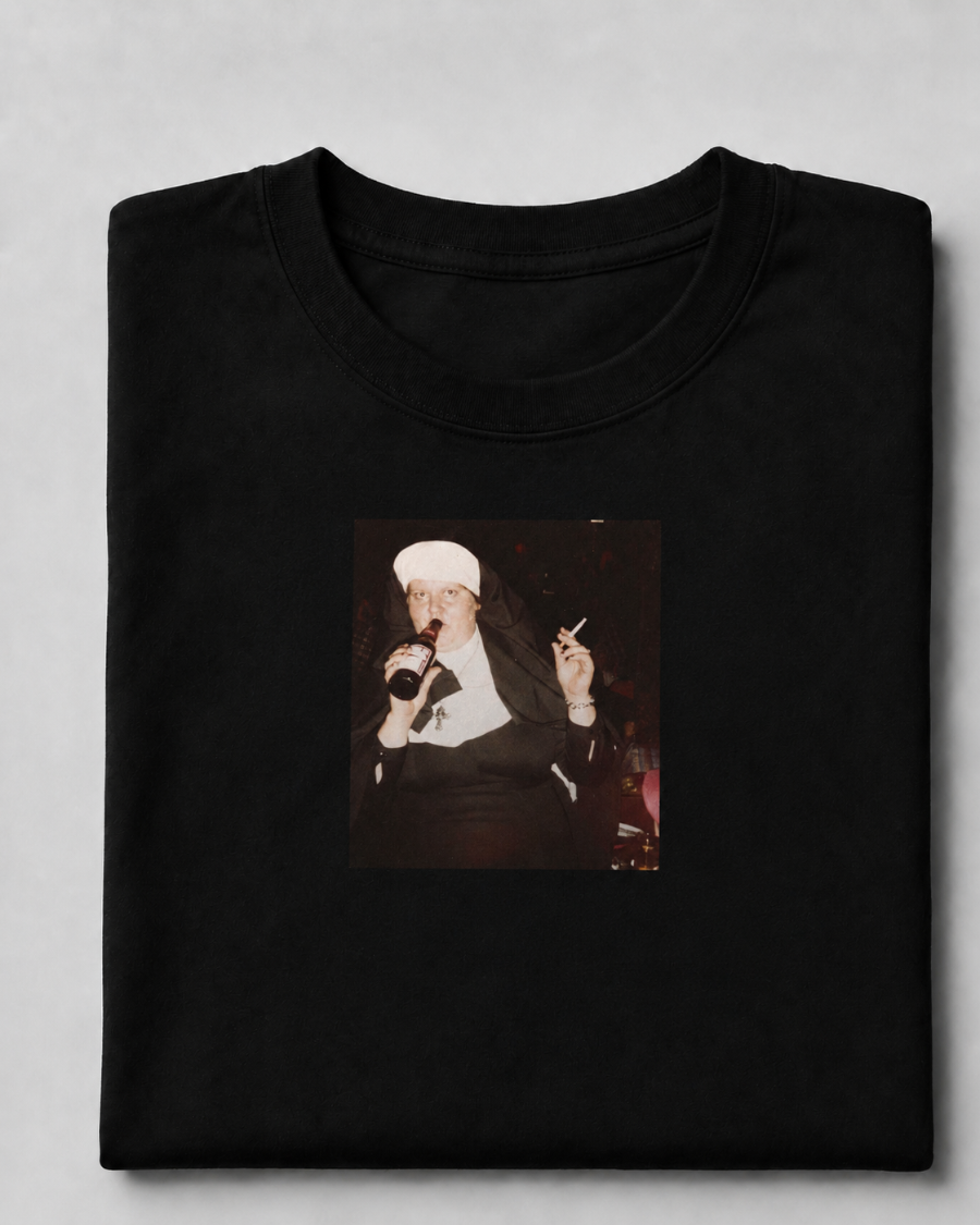 Rebel Nun T-Shirt — Black