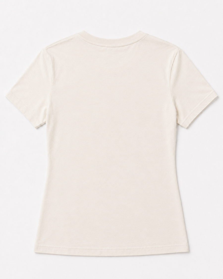 Pocket Cat T-Shirt — Cream