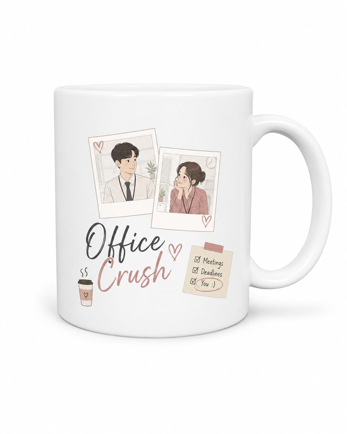 Office Crush Mug — White