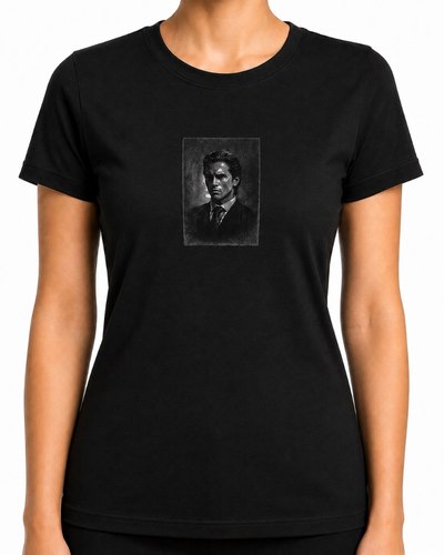 T-Shirt Vintage Noir Sigma Portrait