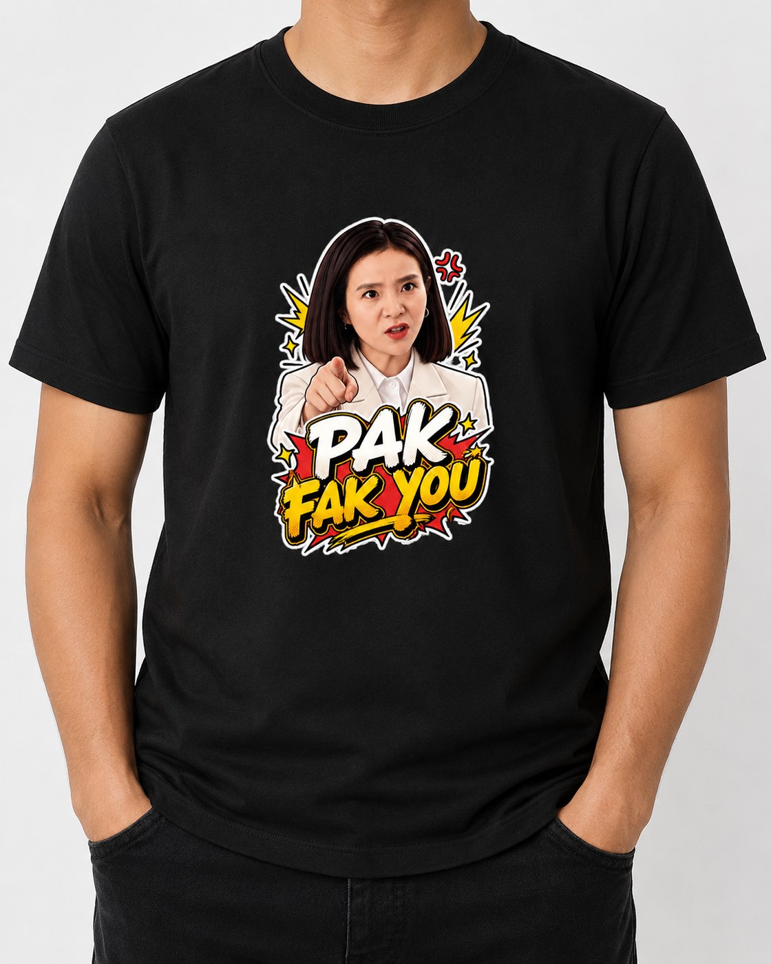 Pak Fak You T-Shirt — Black