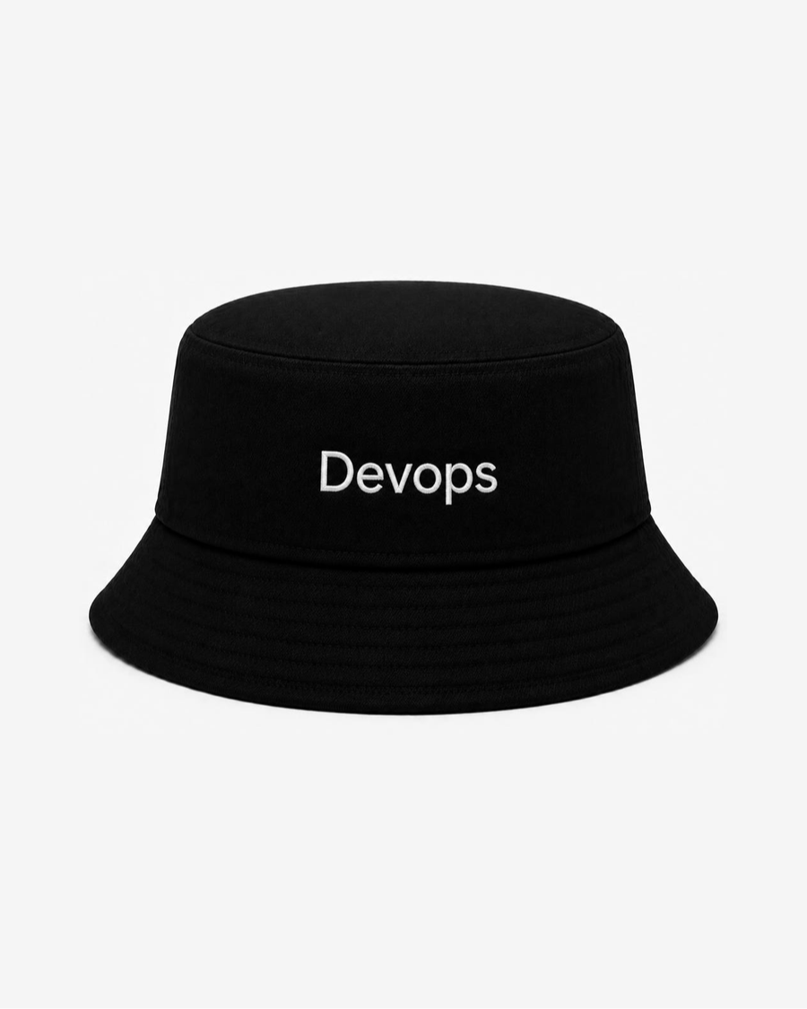 DevOps Bucket Hat — Black