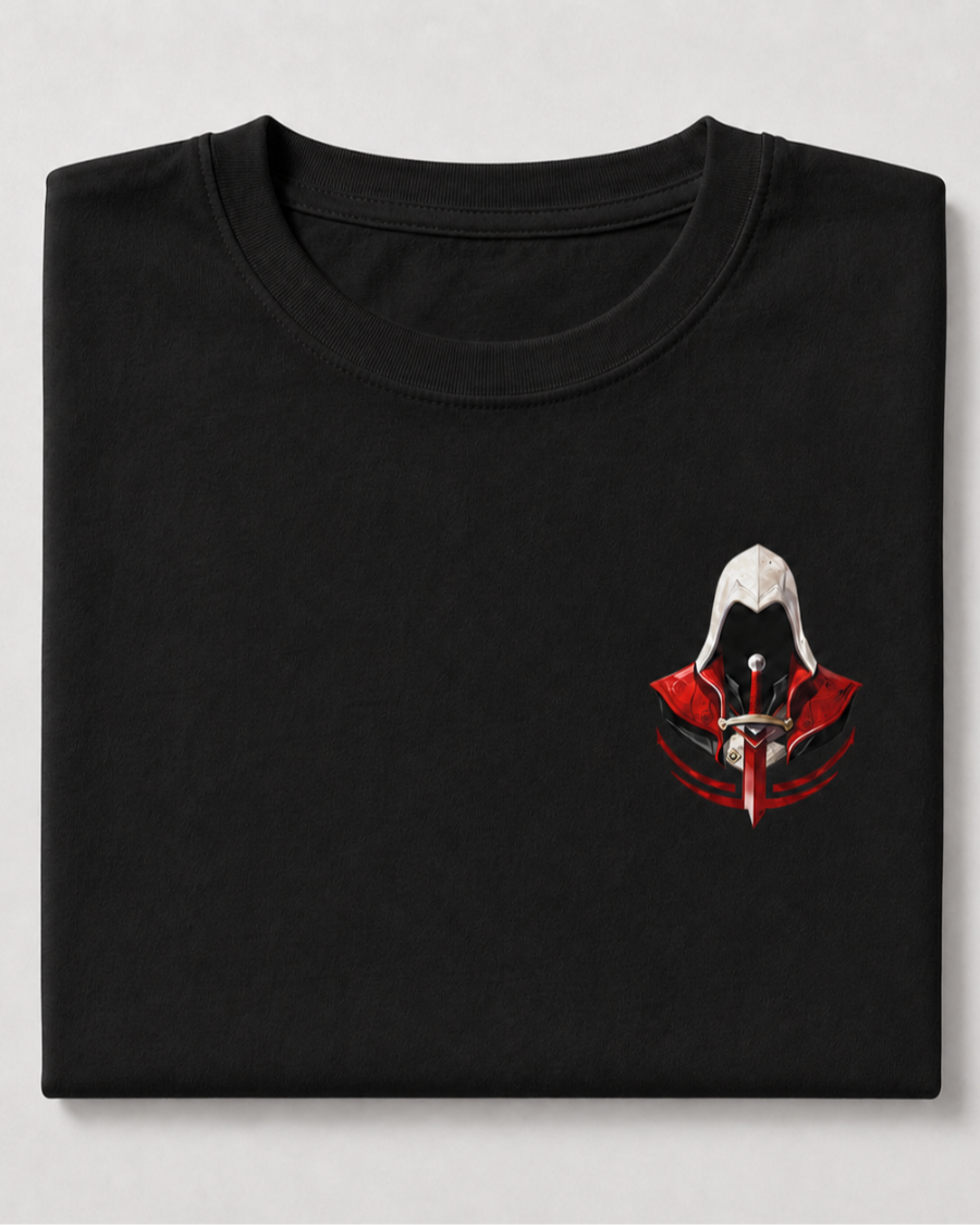 Hooded Assassin T-Shirt — Black