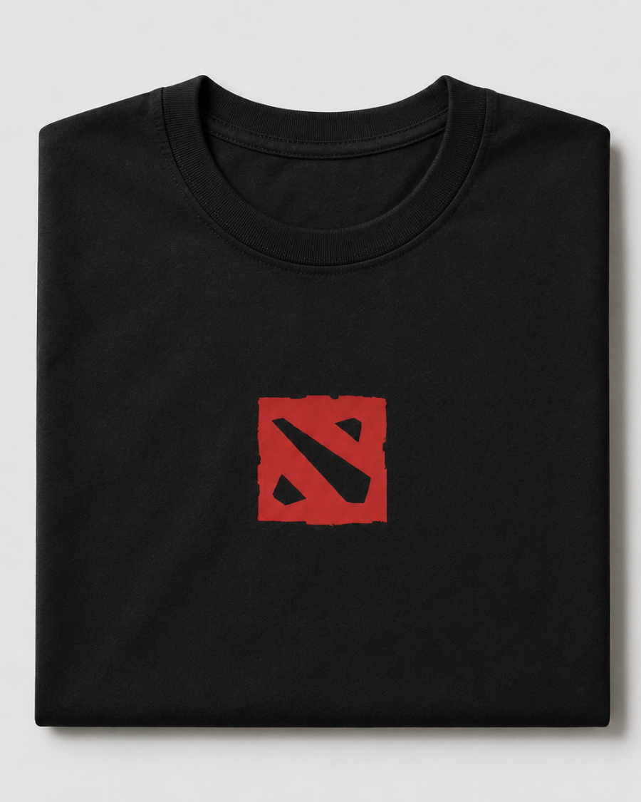 Dota Logo T-Shirt — Black