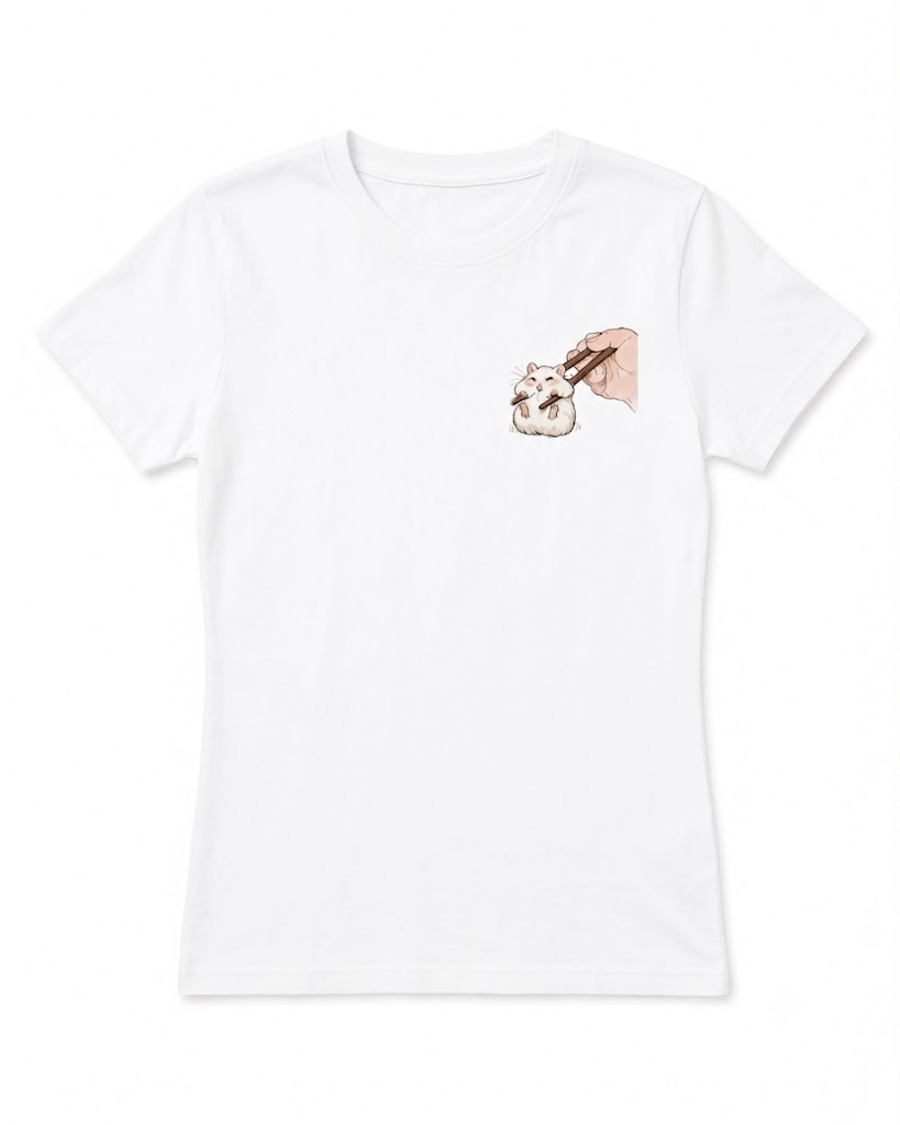 Chopstick Hamster T-Shirt