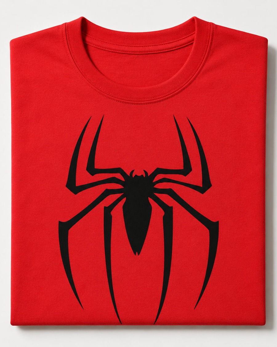 Black Spider Logo T-Shirt
