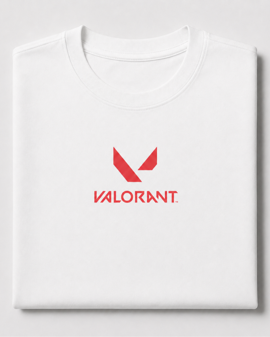 Valorant Logo T-Shirt — White