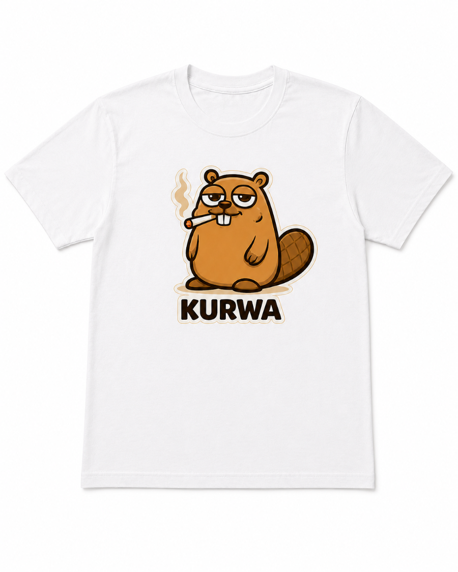 Funny Beaver Kurwa T-Shirt