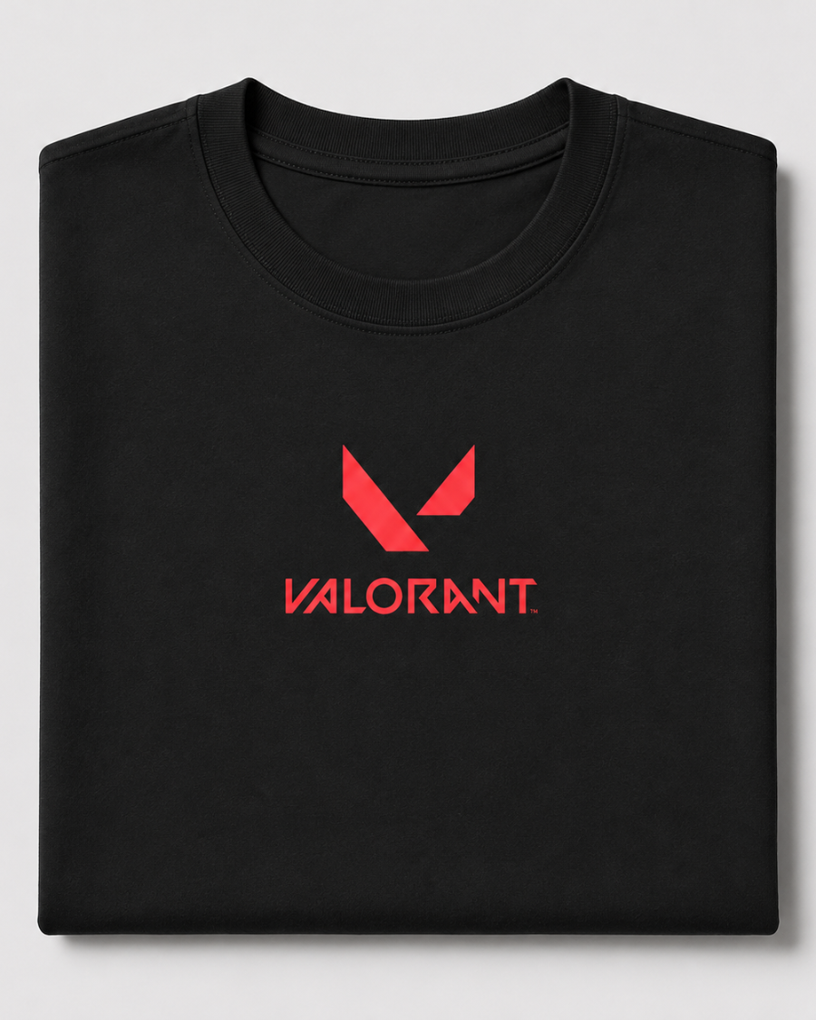 Valorant Logo T-Shirt — Black