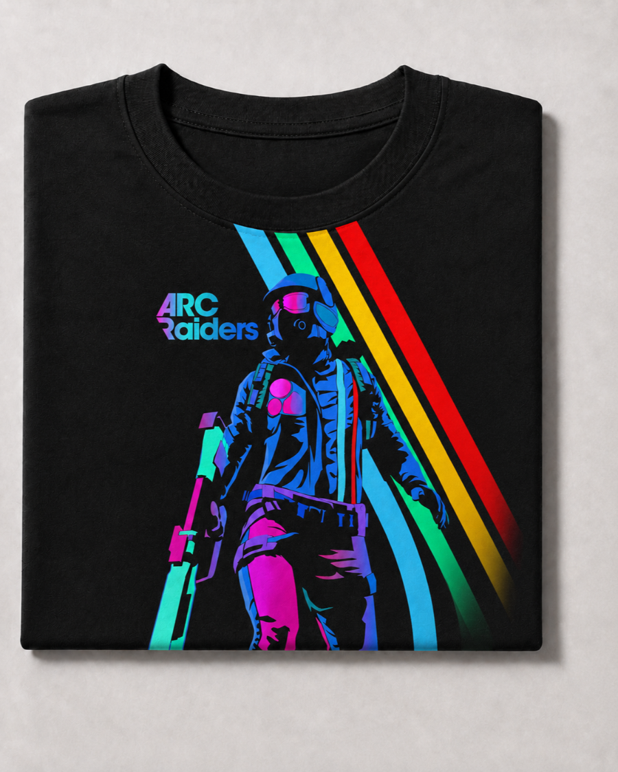 ARC Raiders Neon Raider T-Shirt — Black