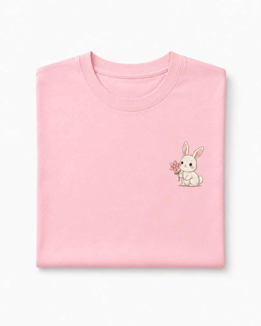 Cute Bunny T-Shirt — Pink