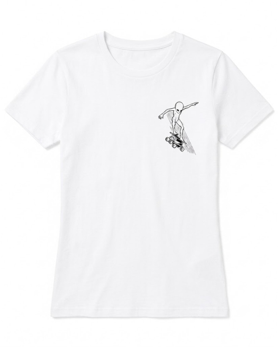Skater Alien T-Shirt