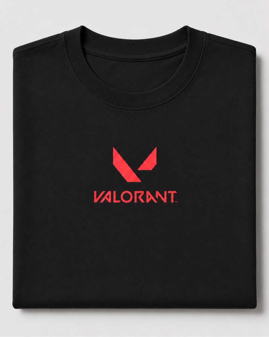 Valorant Logo T-Shirt — Black