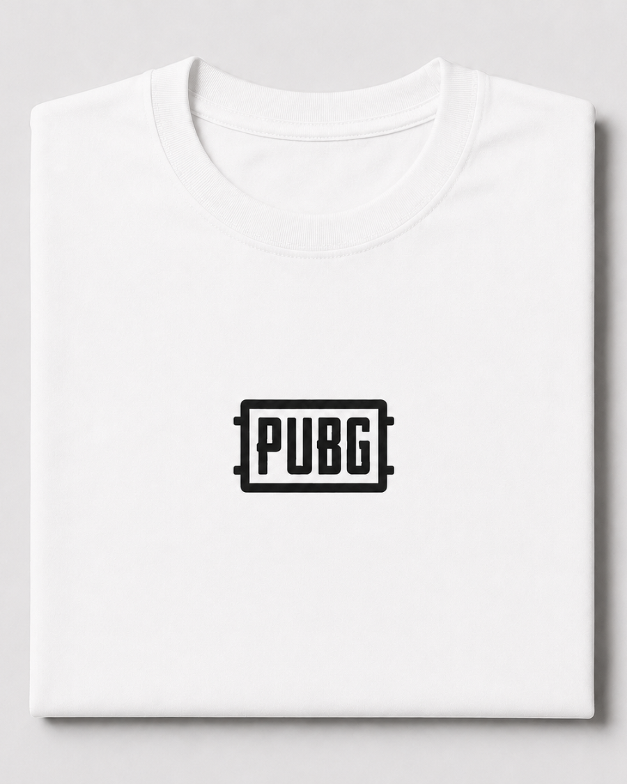 PUBG Logo T-Shirt — White
