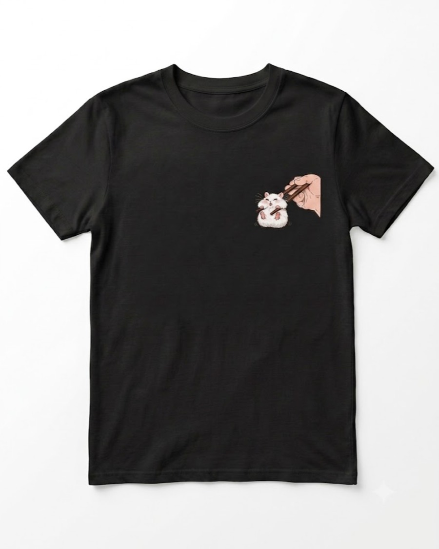 Chopstick Hamster T-Shirt