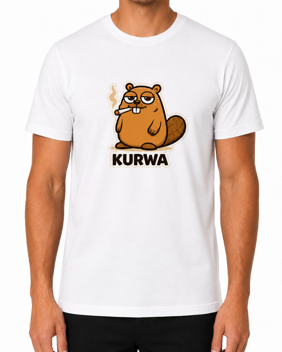 Funny Beaver Kurwa T-Shirt