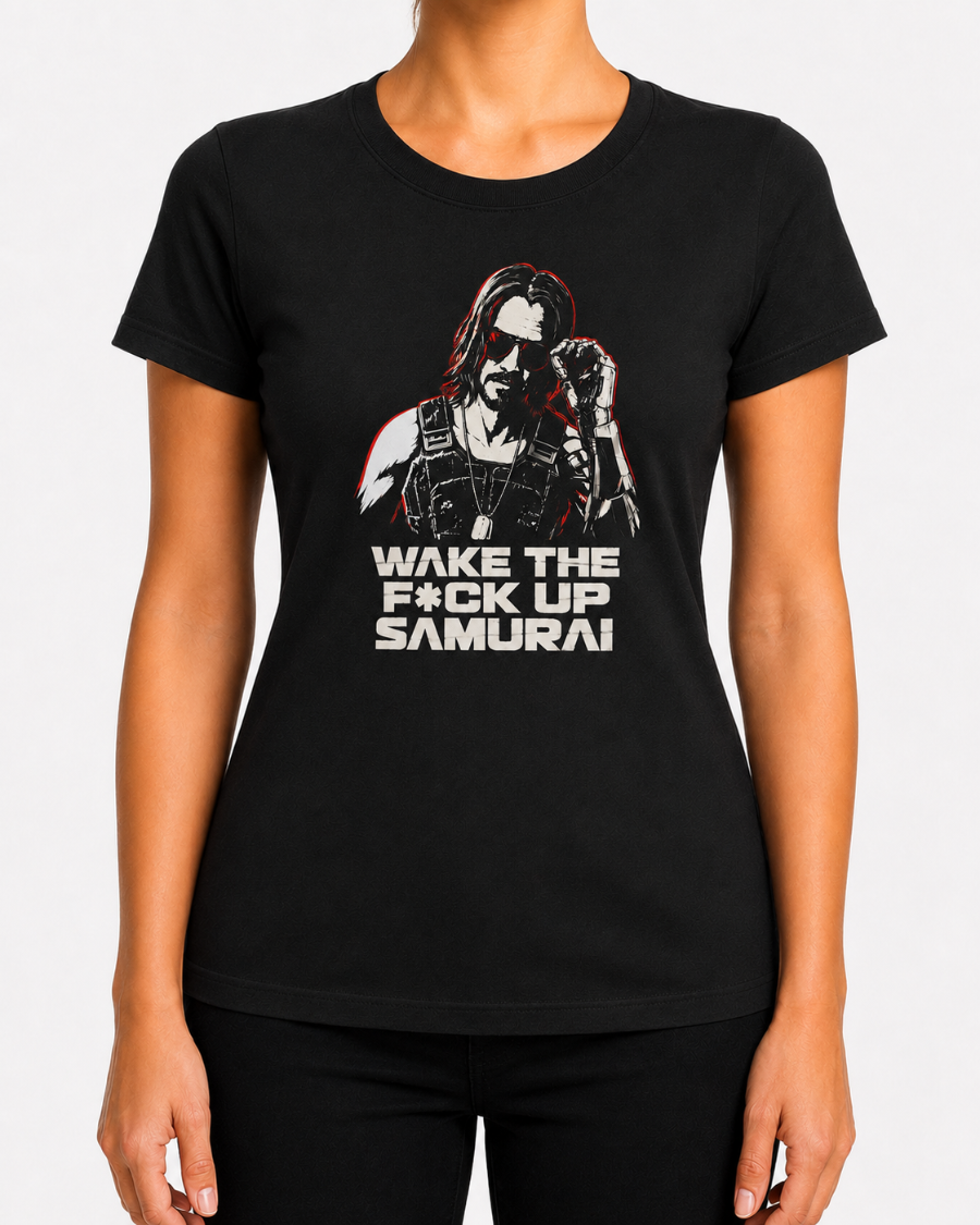 Wake Up Samurai T-Shirt — Black