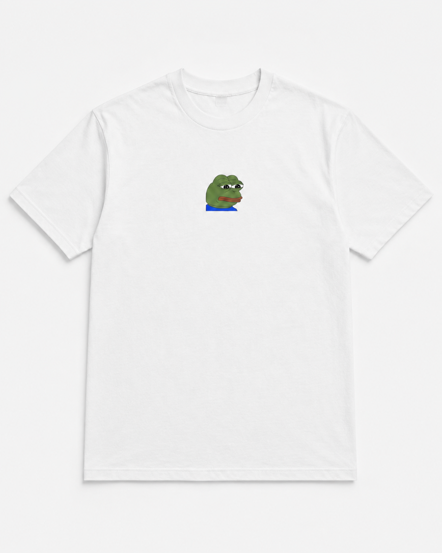Sad Pepe T-Shirt — White