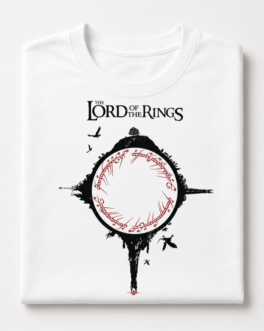 Lord of the Rings Ring Map T-Shirt
