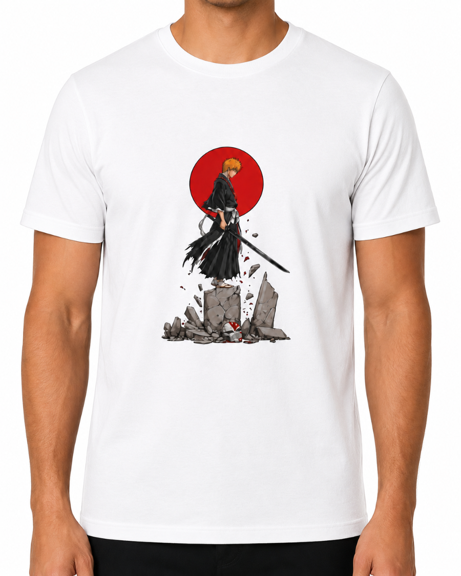 Red Sun Bleach Swordsman T-Shirt