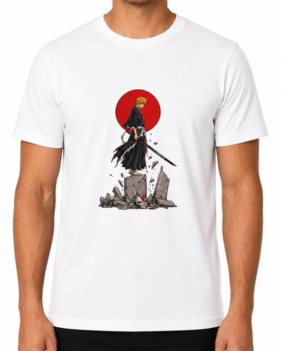 T-Shirt Red Sun Bleach Swordsman