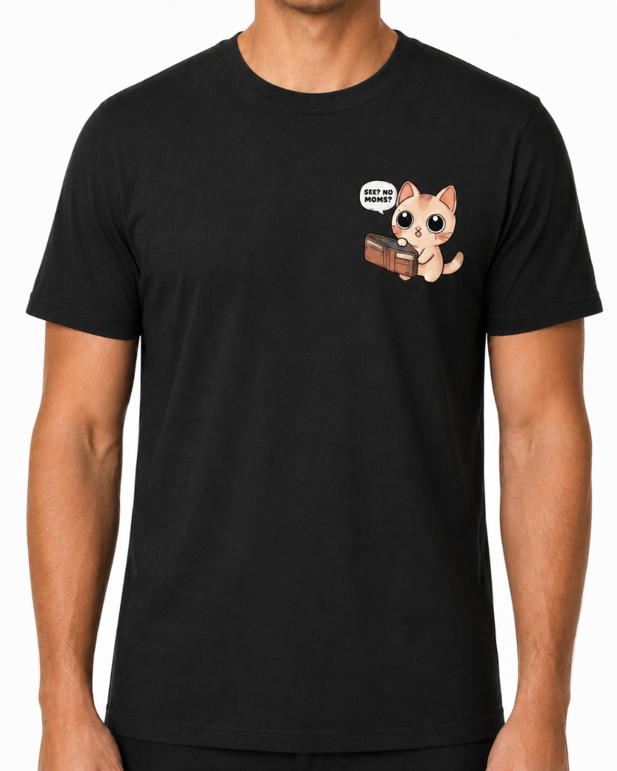 No Money Cat T-Shirt