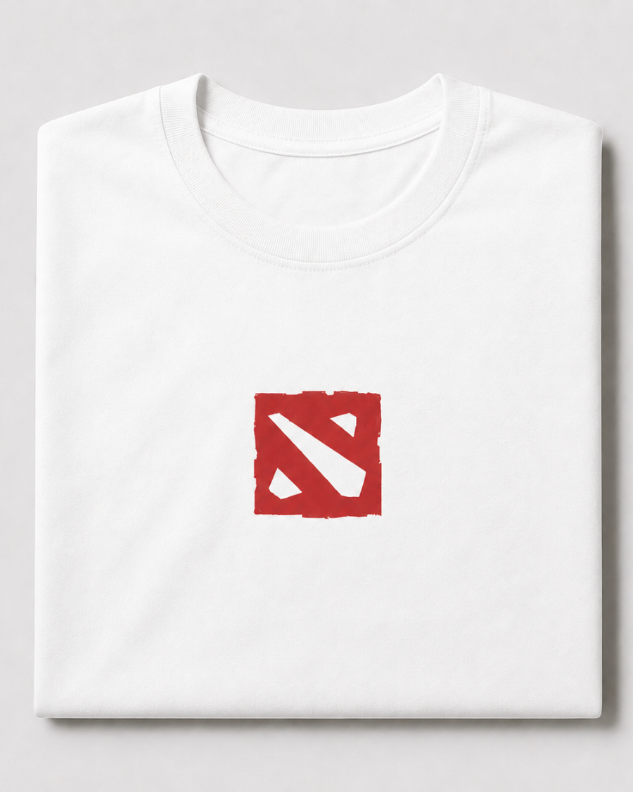 Dota Logo T-Shirt — White