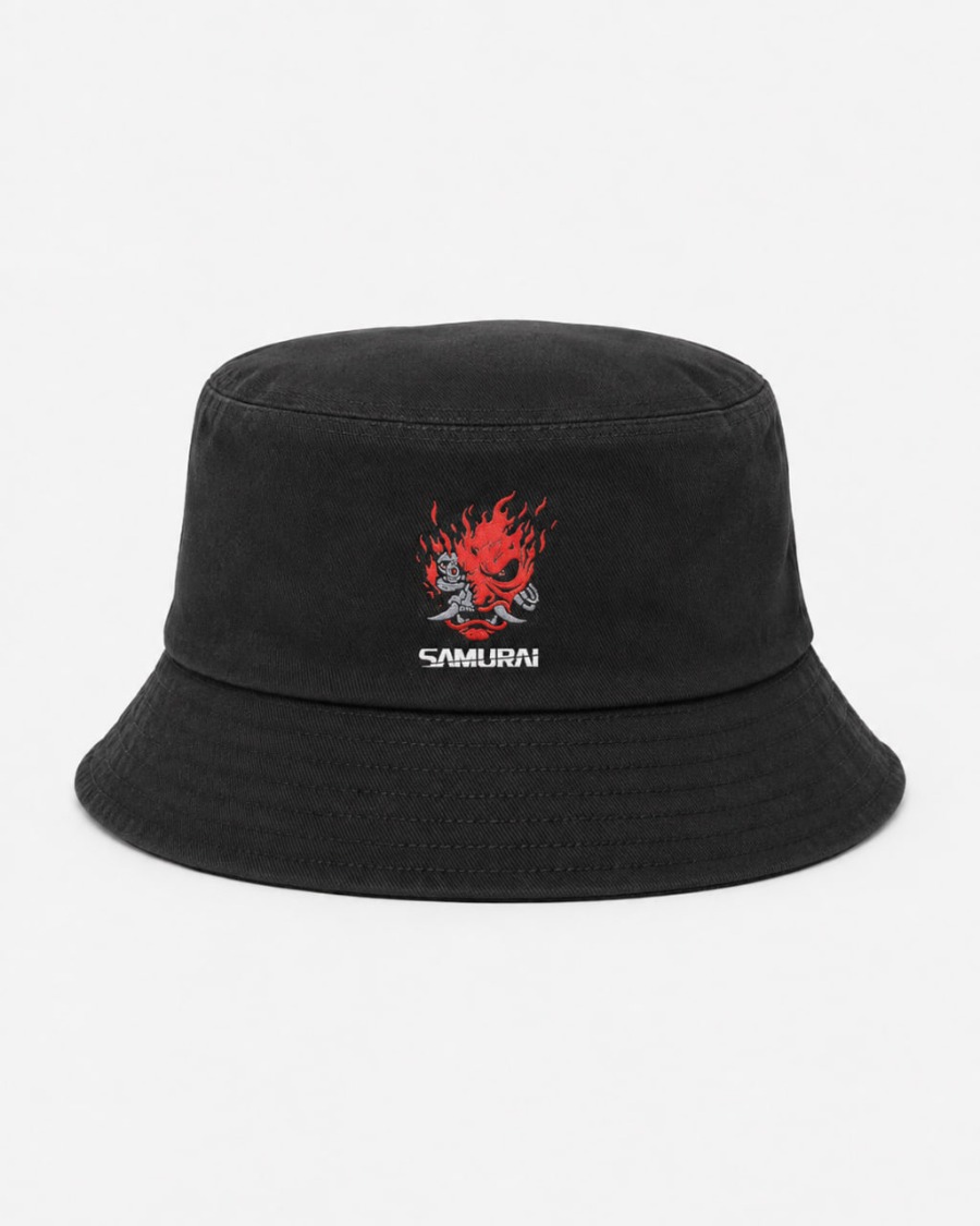 Fire Samurai Bucket Hat