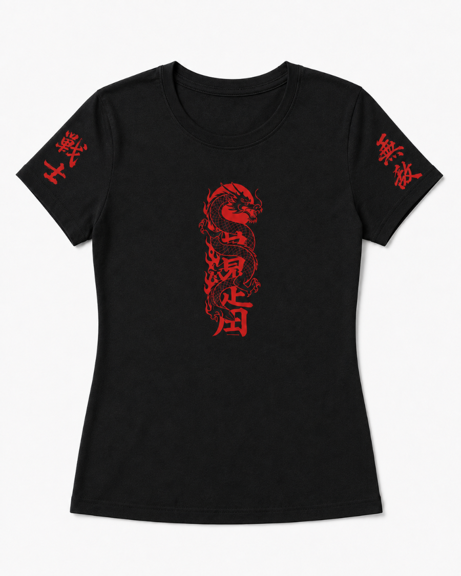 Red Dragon T-Shirt — Black