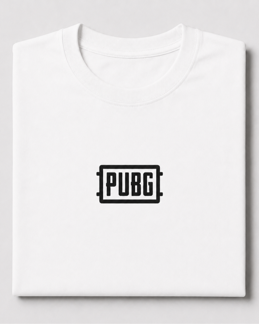 PUBG Logo T-Shirt — White