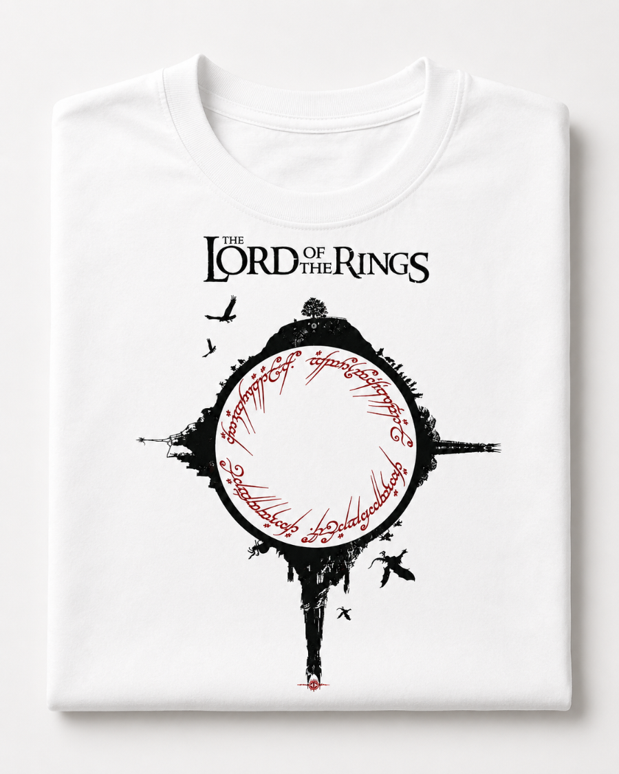 Lord of the Rings Ring Map T-Shirt