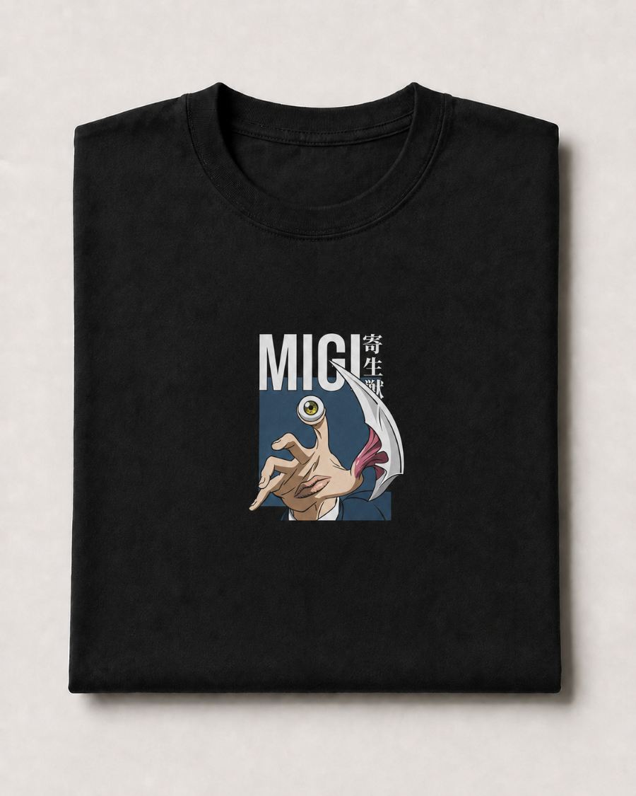 Migi Anime T-Shirt — Black