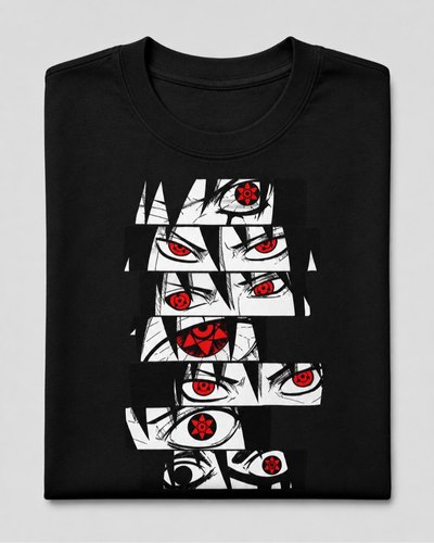T-Shirt Uchiha Eyes Anime Red Eyes