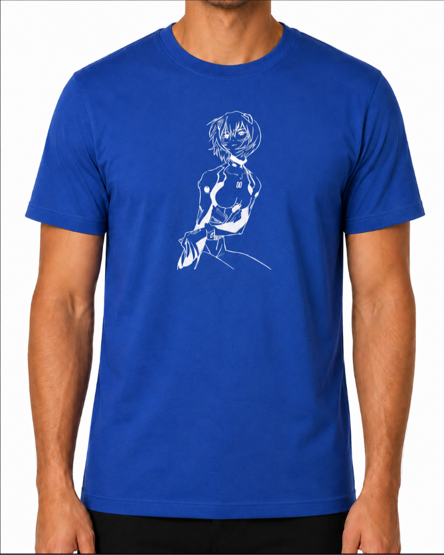 Minimal Anime Line Art T-Shirt