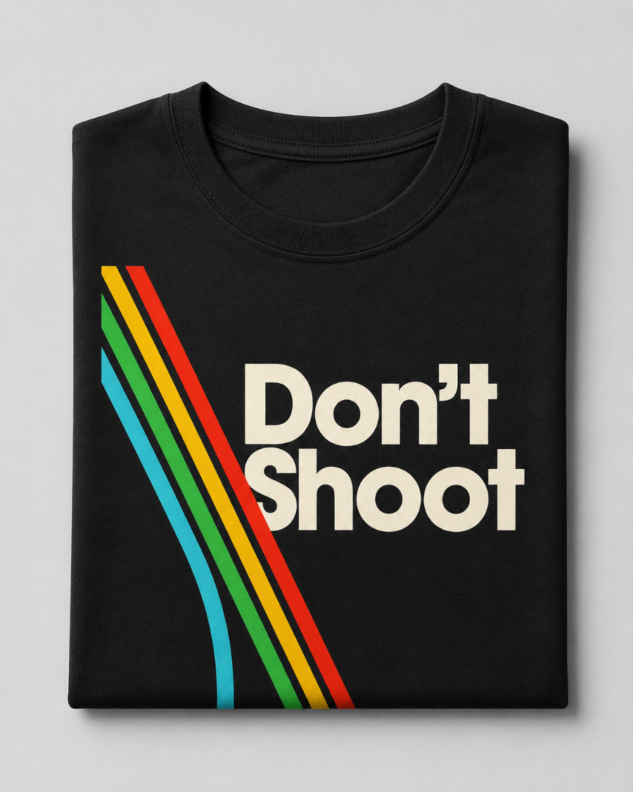 Don’t Shoot Arc Raiders T-Shirt — Black