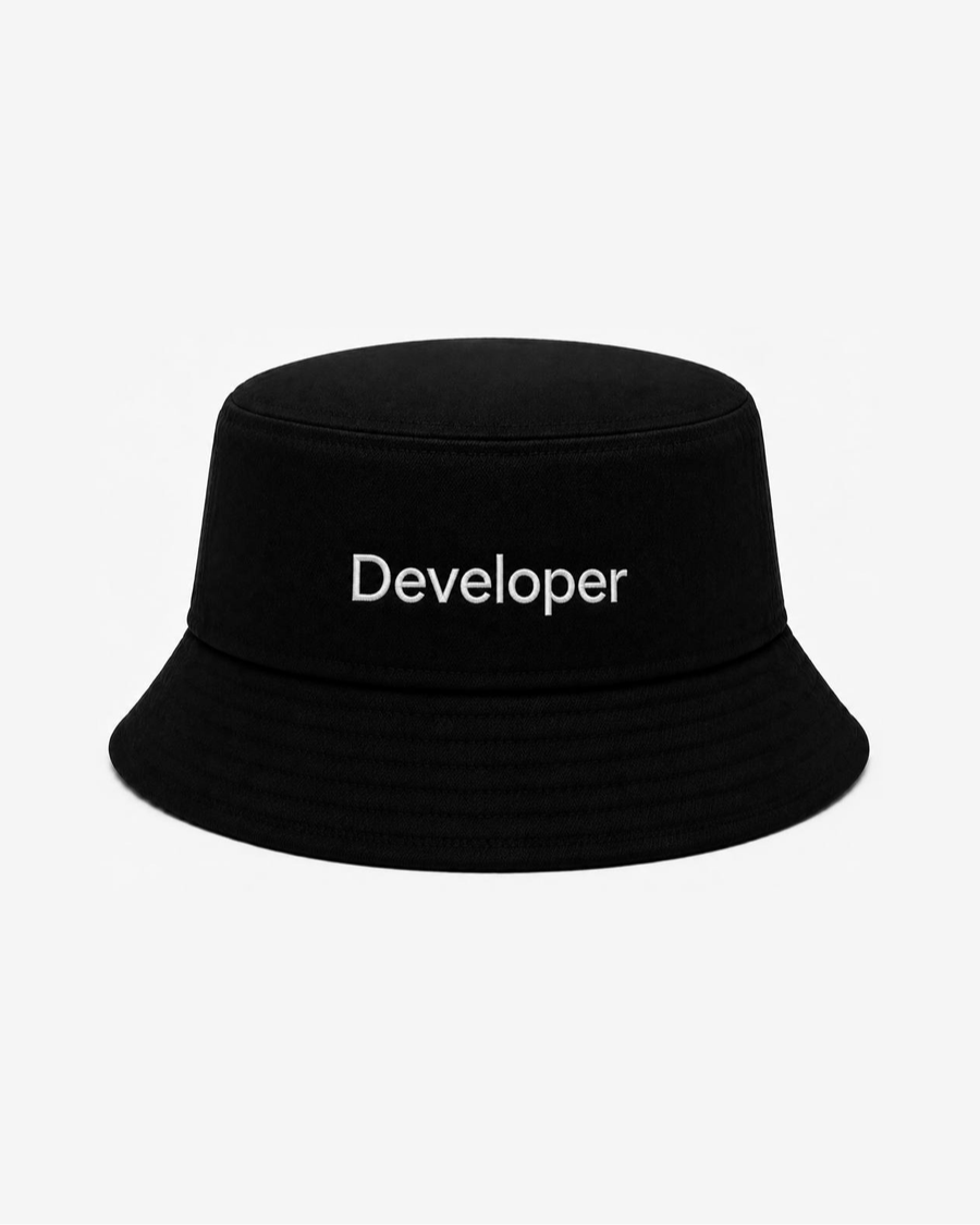 Developer Bucket Hat — Black