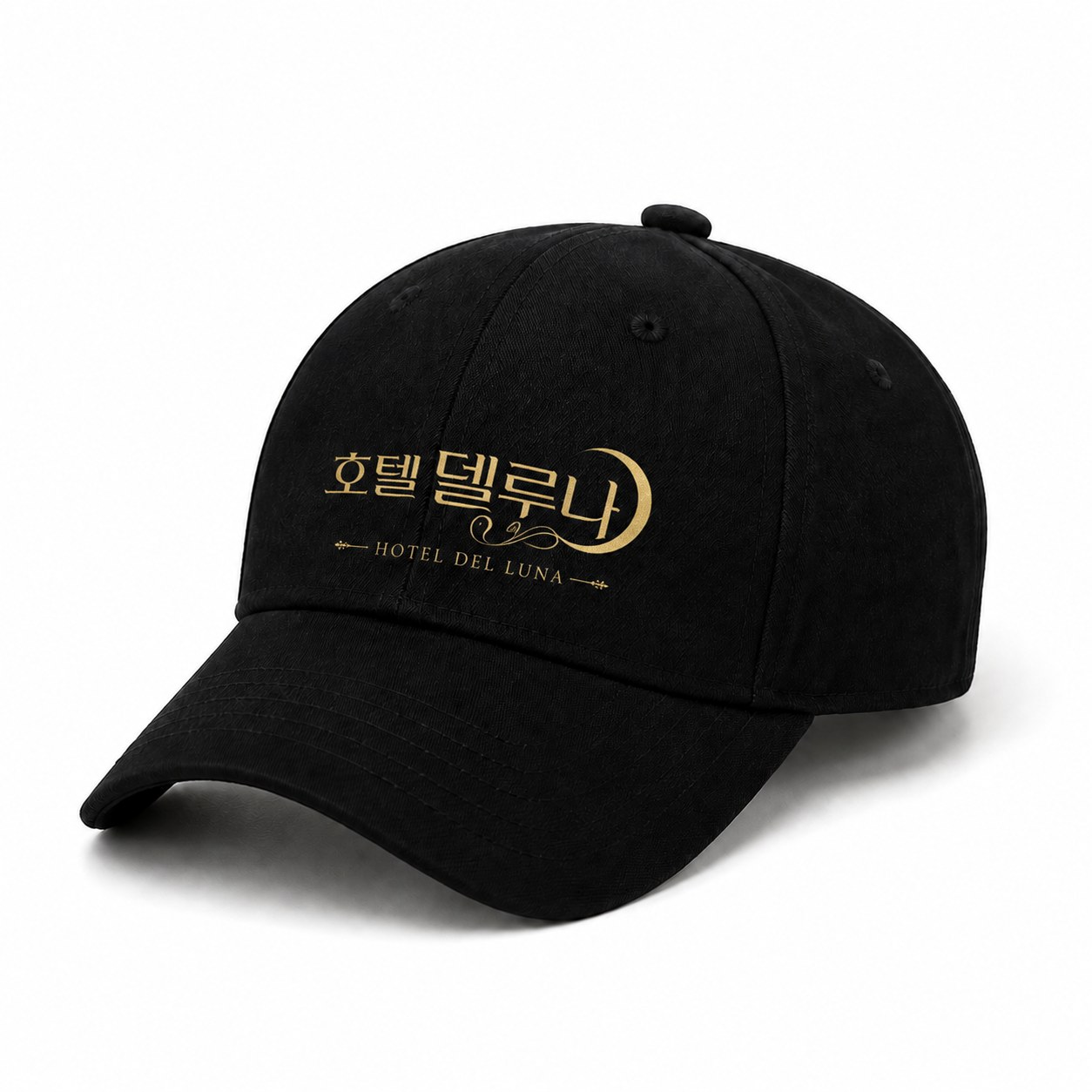 Hotel Del Luna Cap — Black