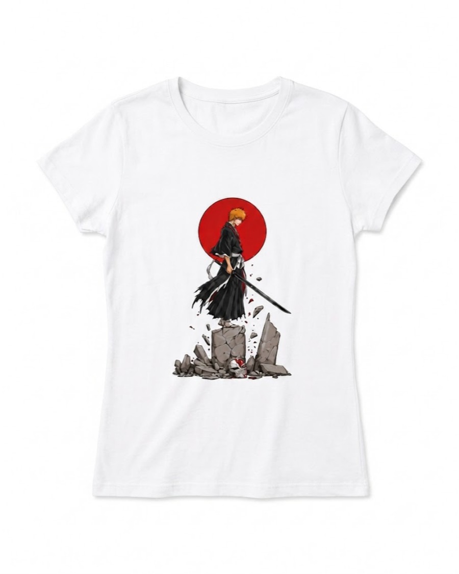 Red Sun Bleach Swordsman T-Shirt