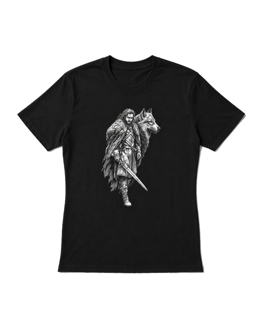Silver Wolf Warrior T-Shirt