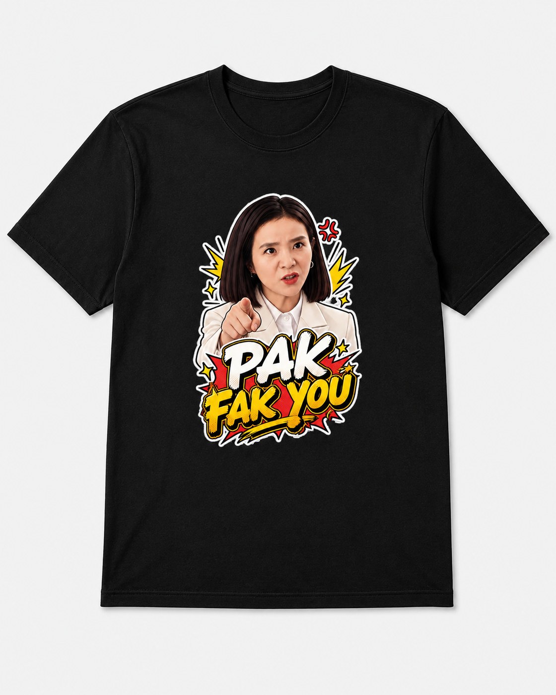 Pak Fak You T-Shirt — Black