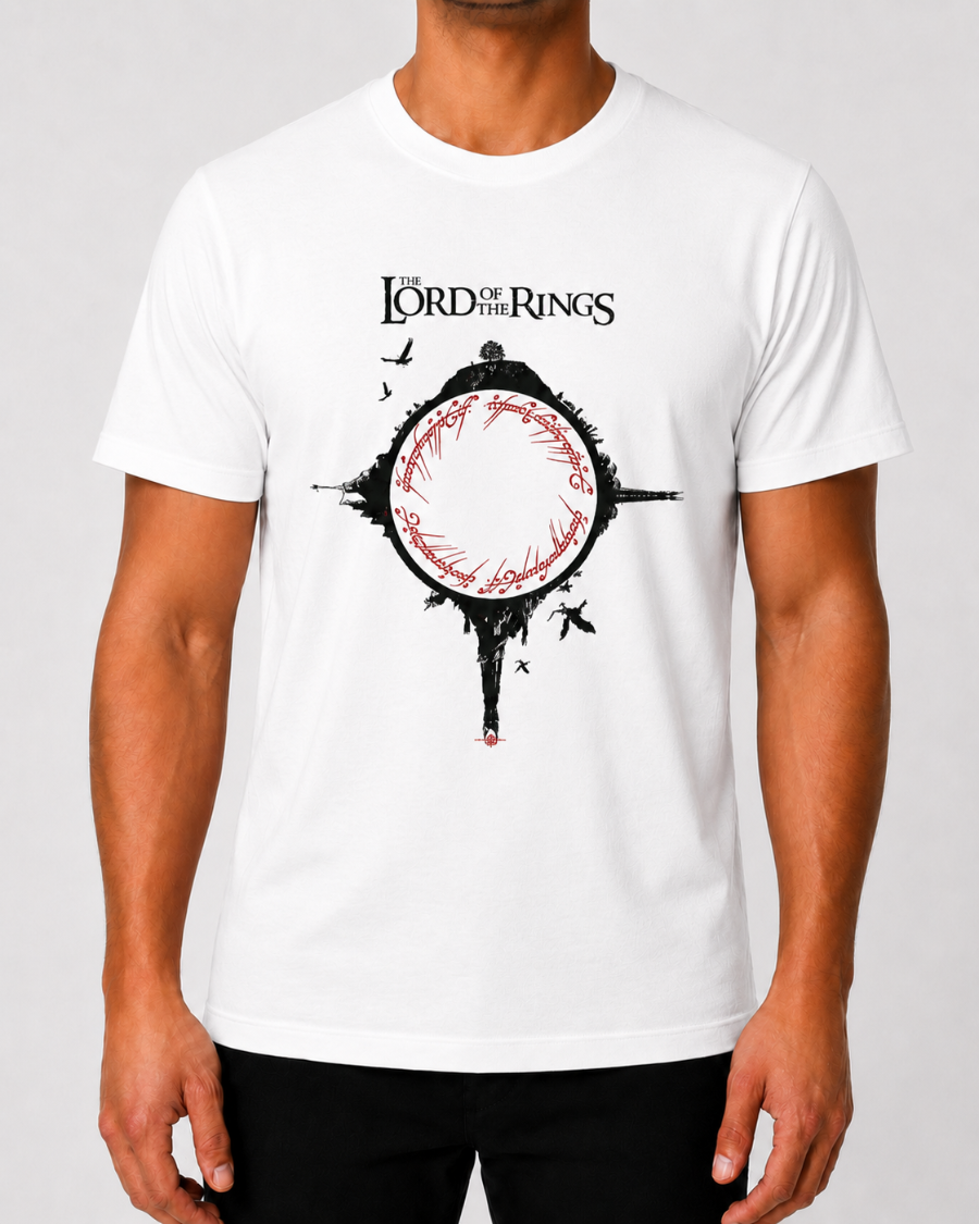 Lord of the Rings Ring Map T-Shirt