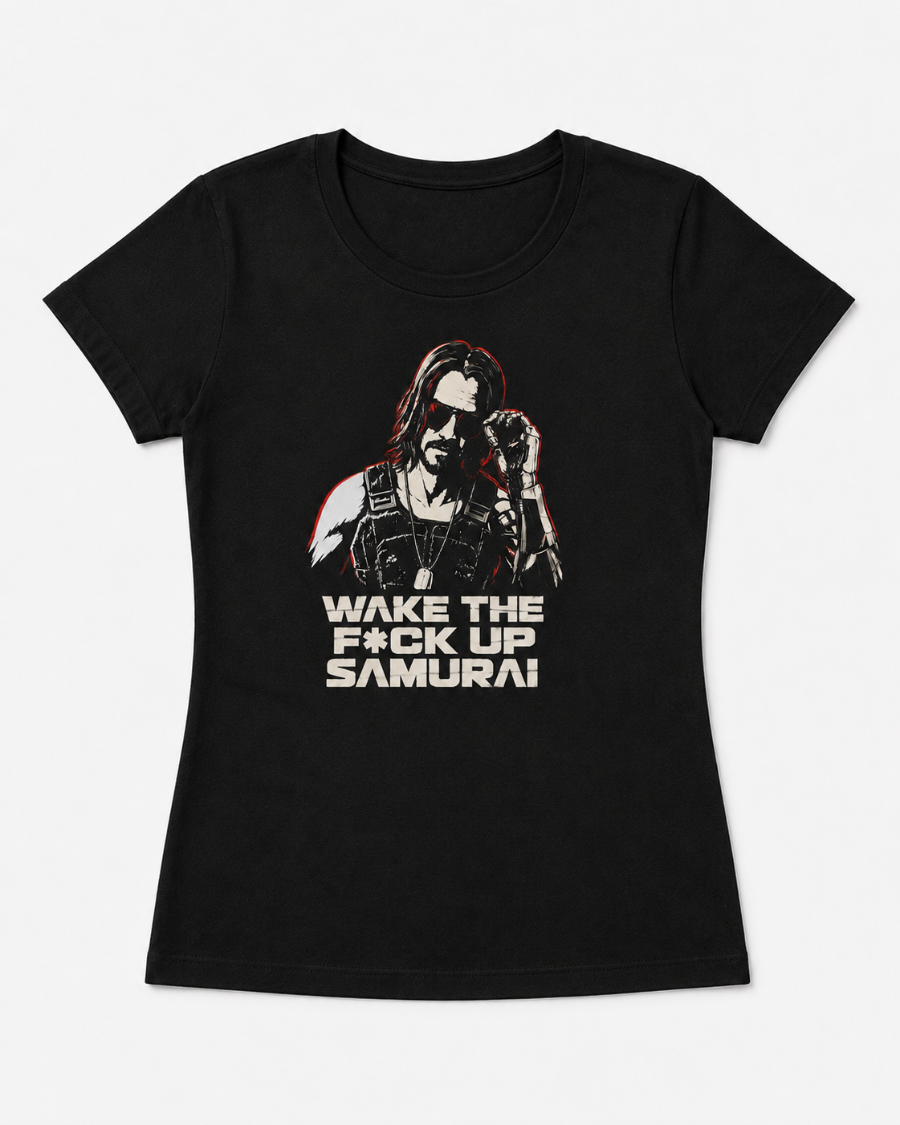 Wake Up Samurai T-Shirt — Black
