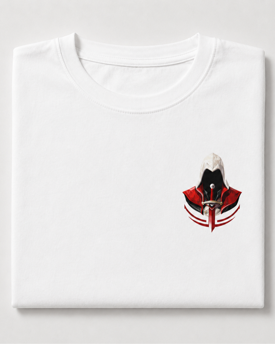 Hooded Assassin T-Shirt — White