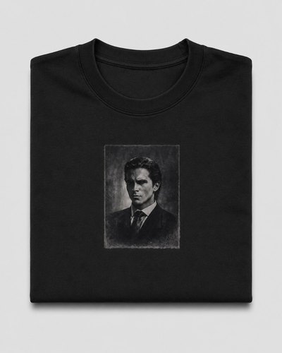 T-Shirt Vintage Noir Sigma Portrait