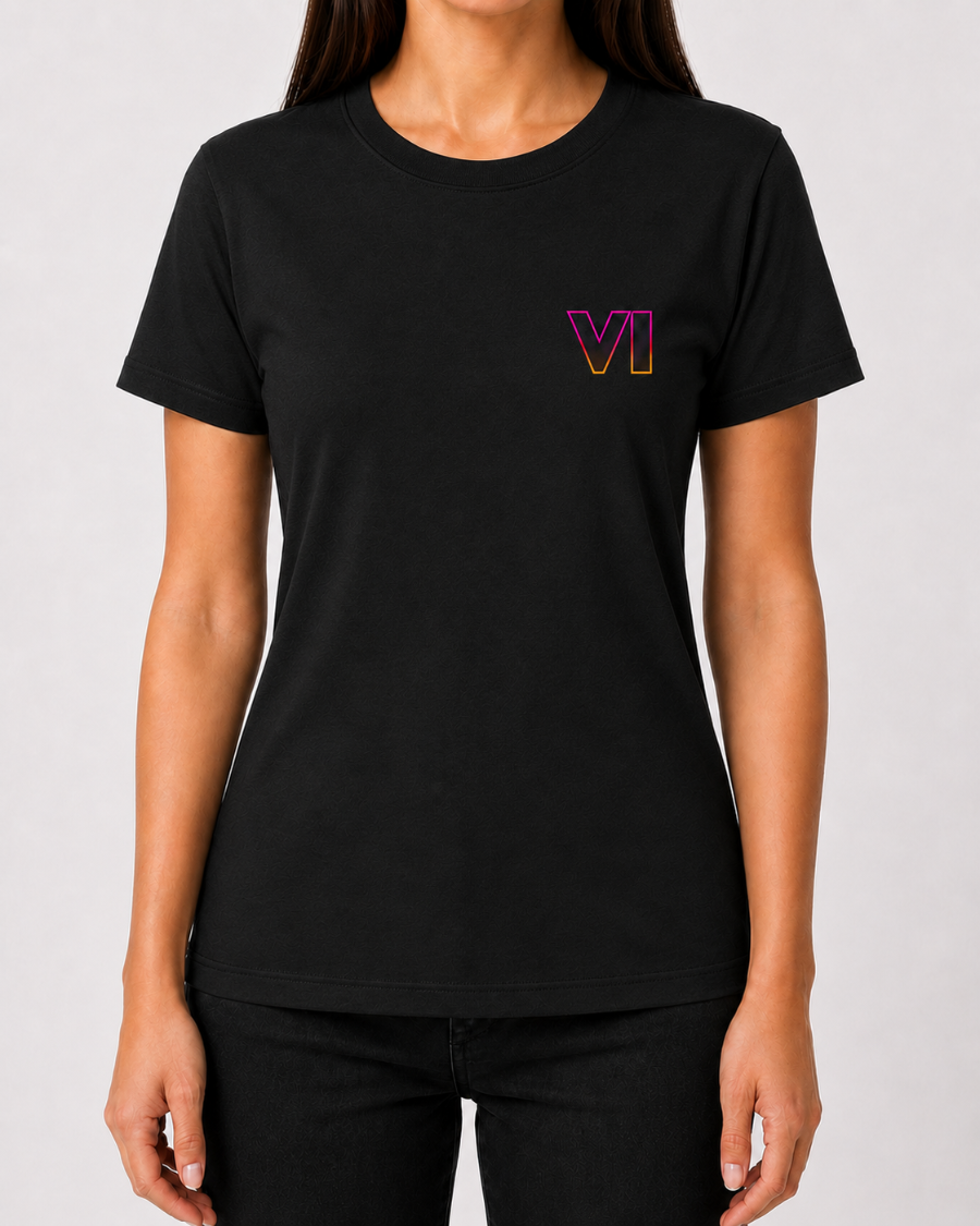 GTA VI Neon T-Shirt — Black
