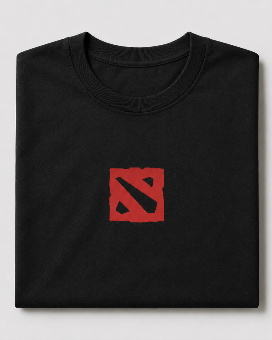 Dota Logo T-Shirt — Black