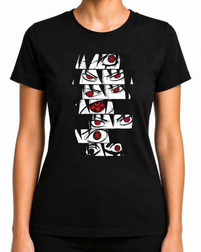 T-Shirt Uchiha Eyes Anime Red Eyes