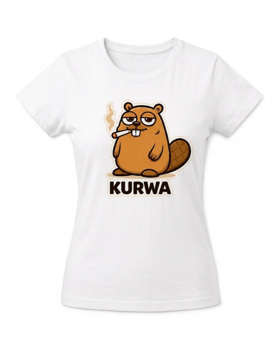 Funny Beaver Kurwa T-Shirt