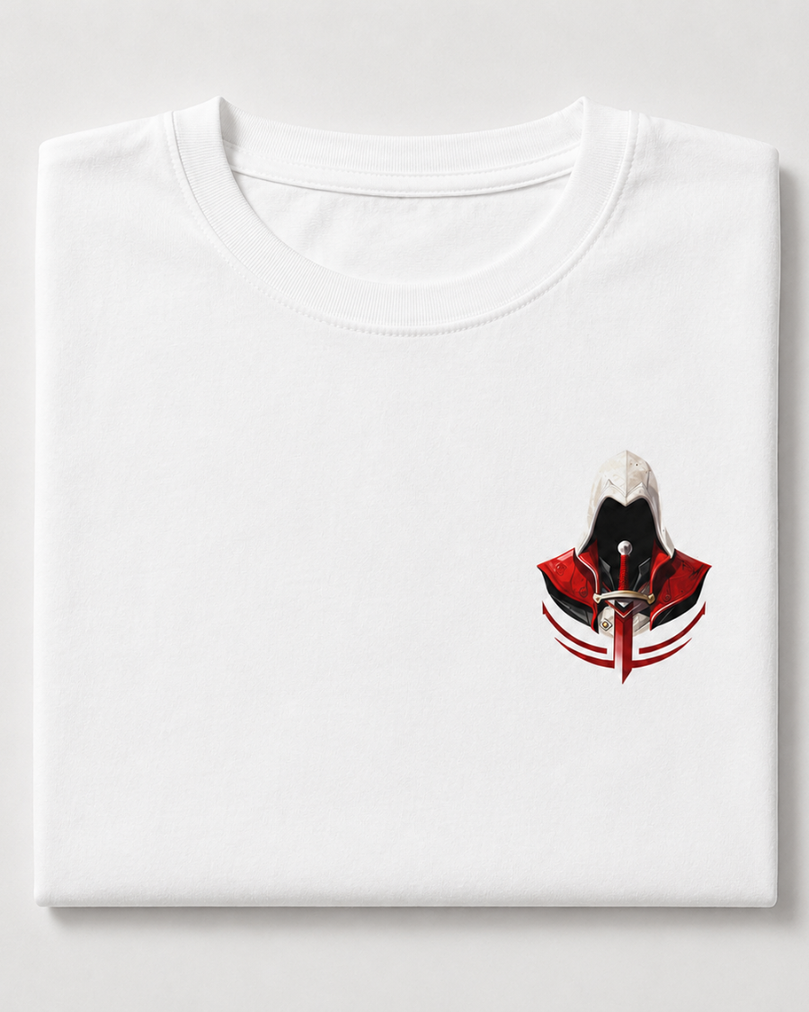Hooded Assassin T-Shirt — White