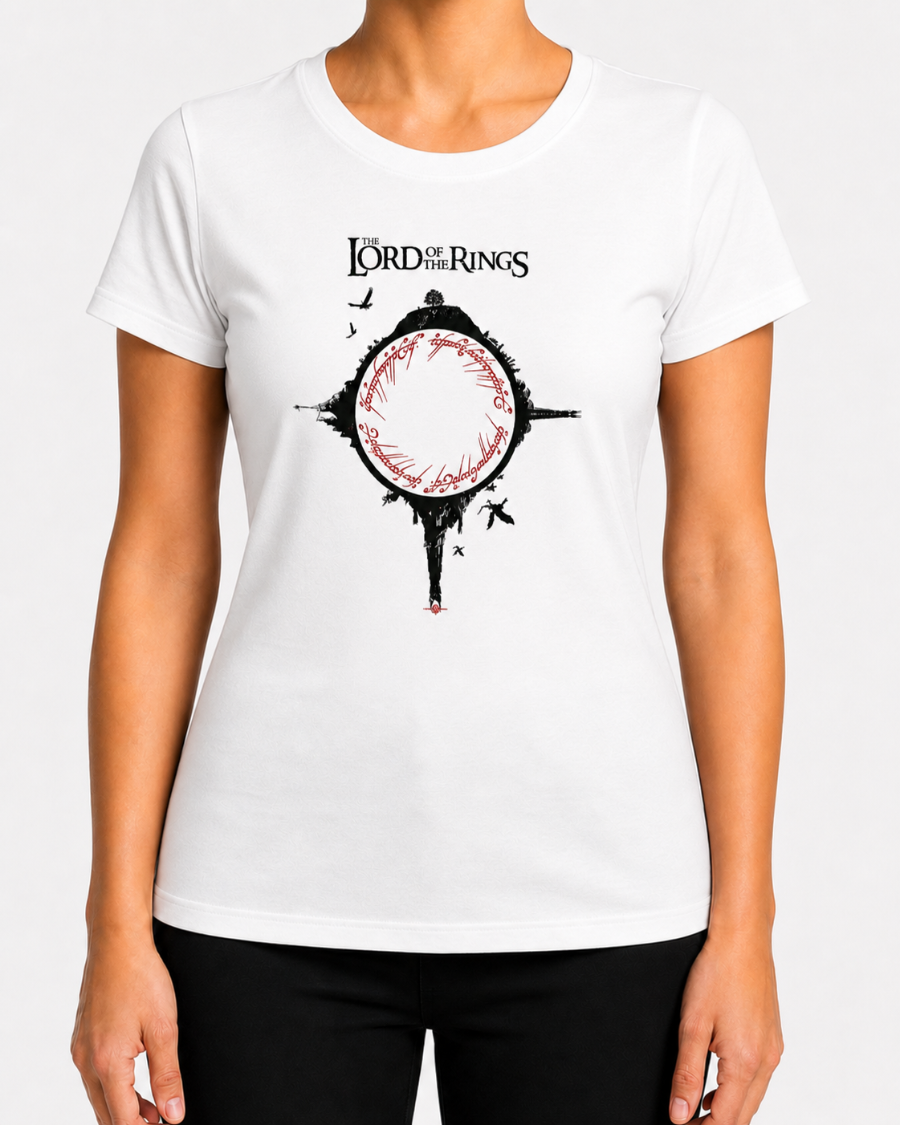 Lord of the Rings Ring Map T-Shirt